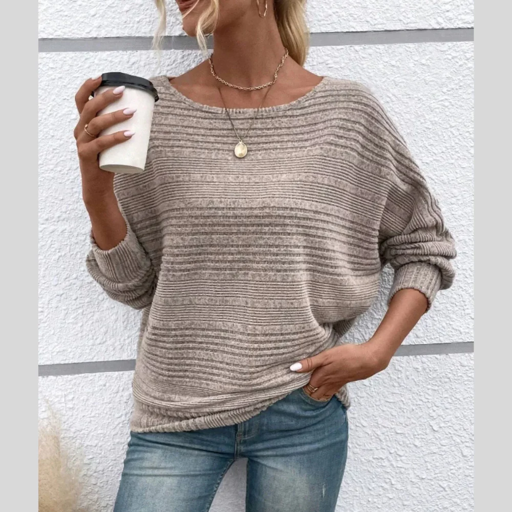 Relaxed Fit Ribbed Knit T-Shirt - ZKZOOK