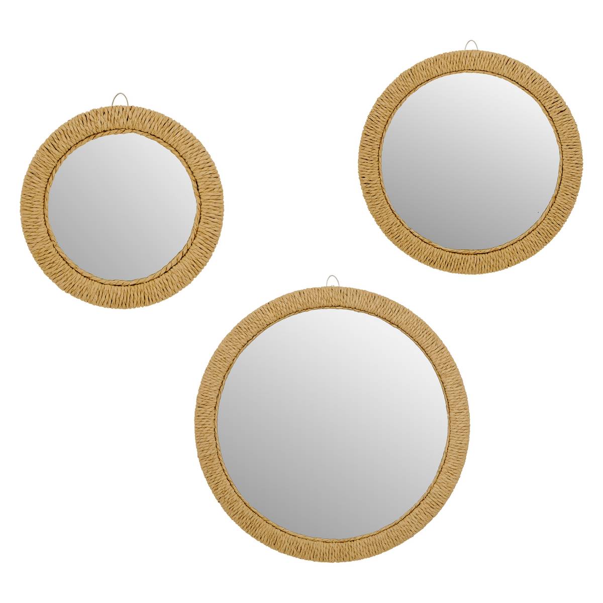 Mirror "Tilia" Brown, D.23.5/32.5/40 cm