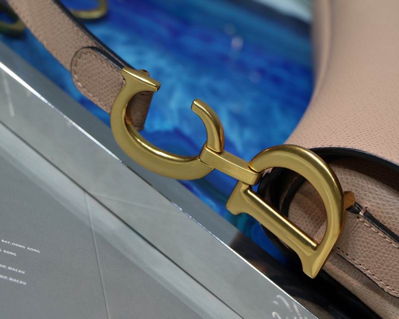 Saddle Bag With Strap Hazelnut Grained Calfskin – DB0711:1High-quality replica