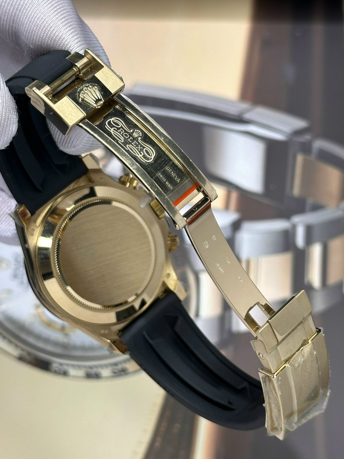 Rolex Replica 11 Watch Cosmograph Daytona Meteorite Dial Rubber Strap 40mm - Top club