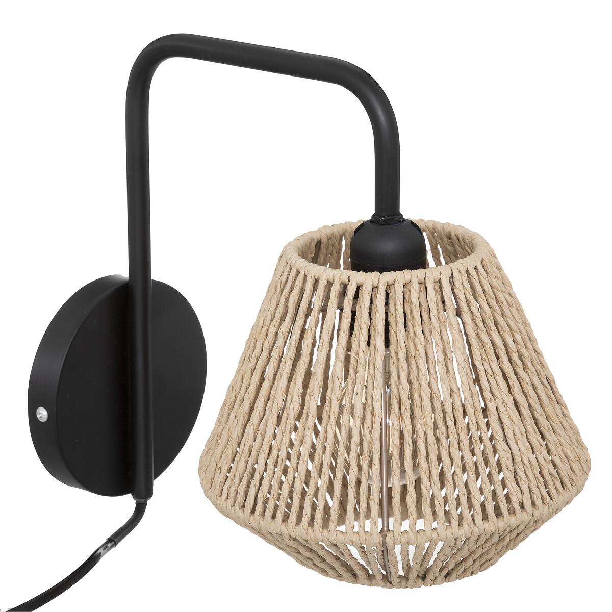 Wall lamp "Jily" metal Beige, D.18 cm