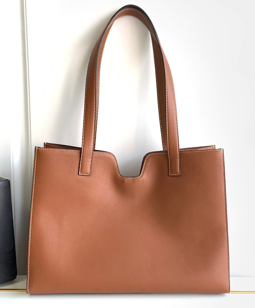 Celine Cabas 16 In Smooth Calfskin Coffee1:1High-quality replica