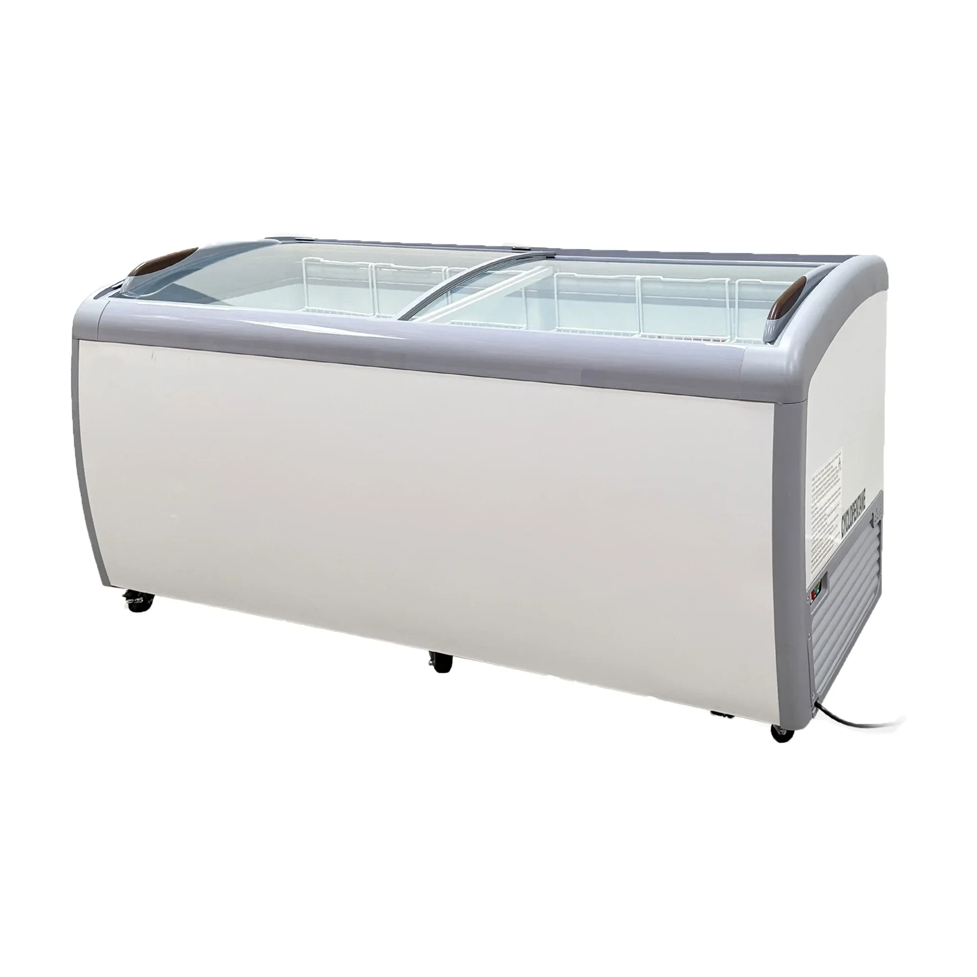 Commercial Chest Freezer, 14.5 Cu. Ft., 72 in Curved Glass Lid