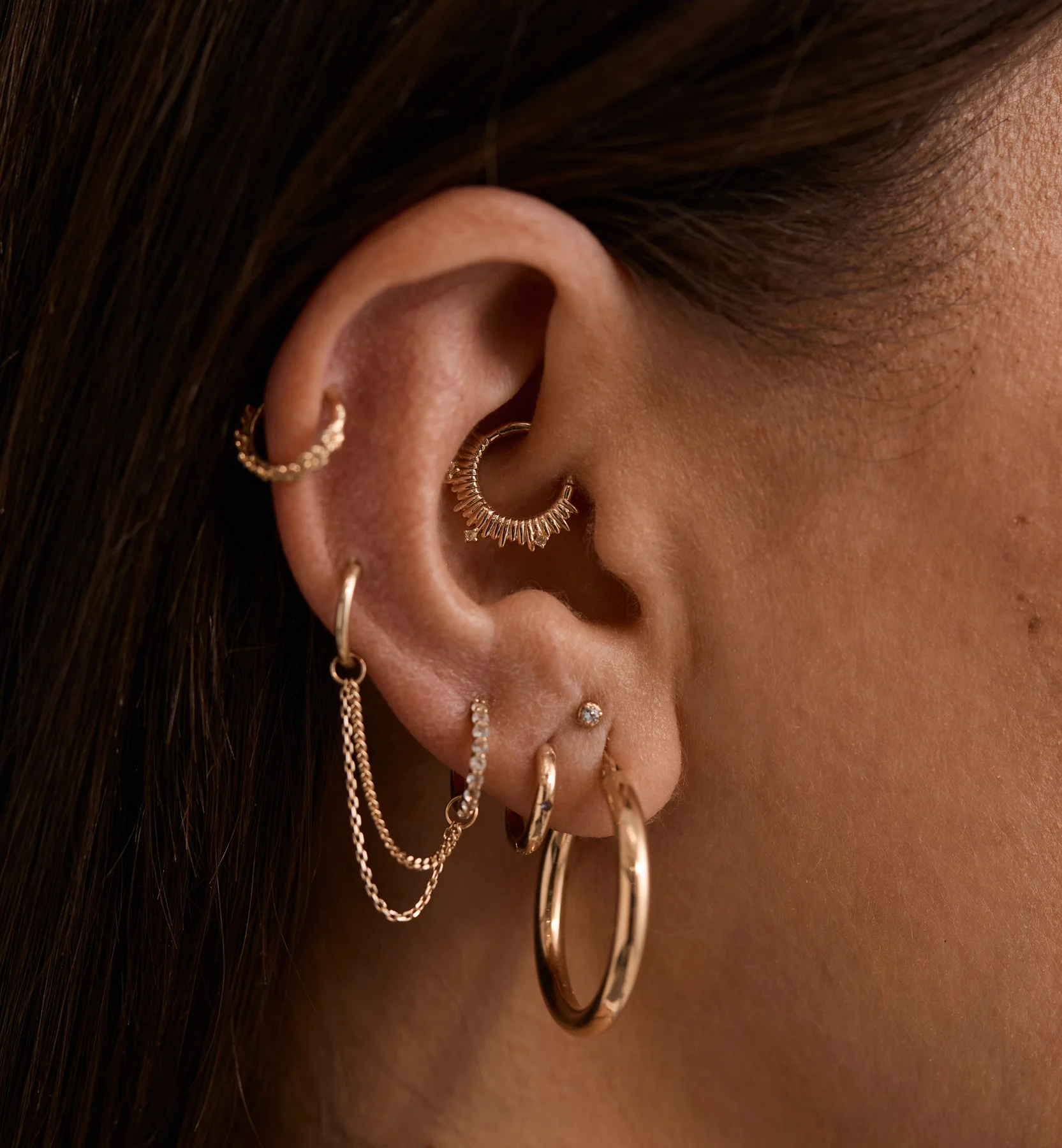 Enigma Daith Piercing 14K