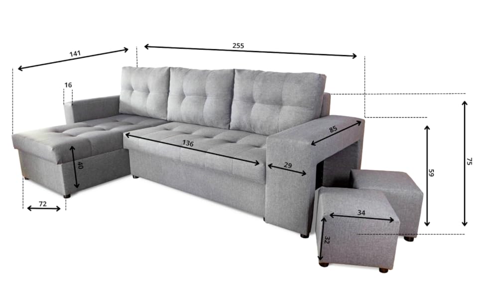 Sofa narożna LEON