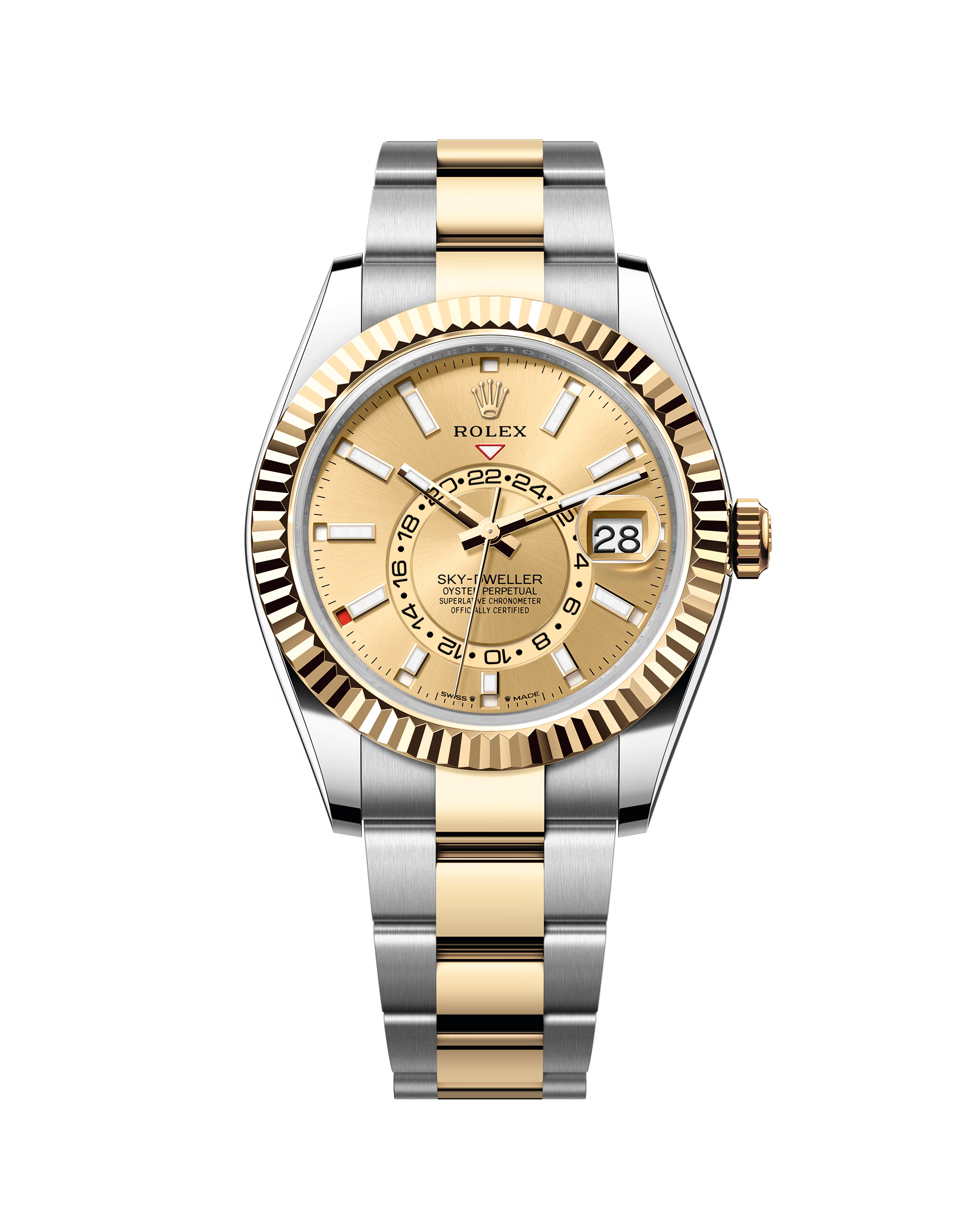 Rolex Sky-Dweller 42mm, Oystersteel and 18k Yellow Gold, Ref# 326933-0001(1:1 replica) - Elite Watch Atelier