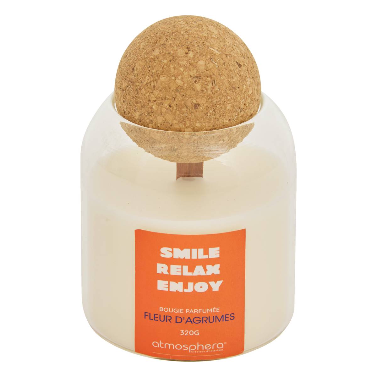 Scented Candle "Flow" Various scents, Multicolor, 280g