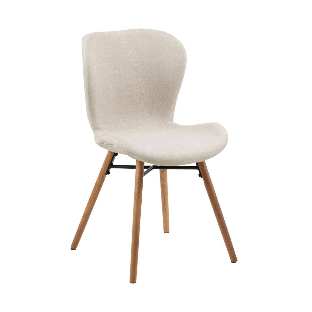 Blokker basic Tough Eetkamerstoel - Textiel - Beige