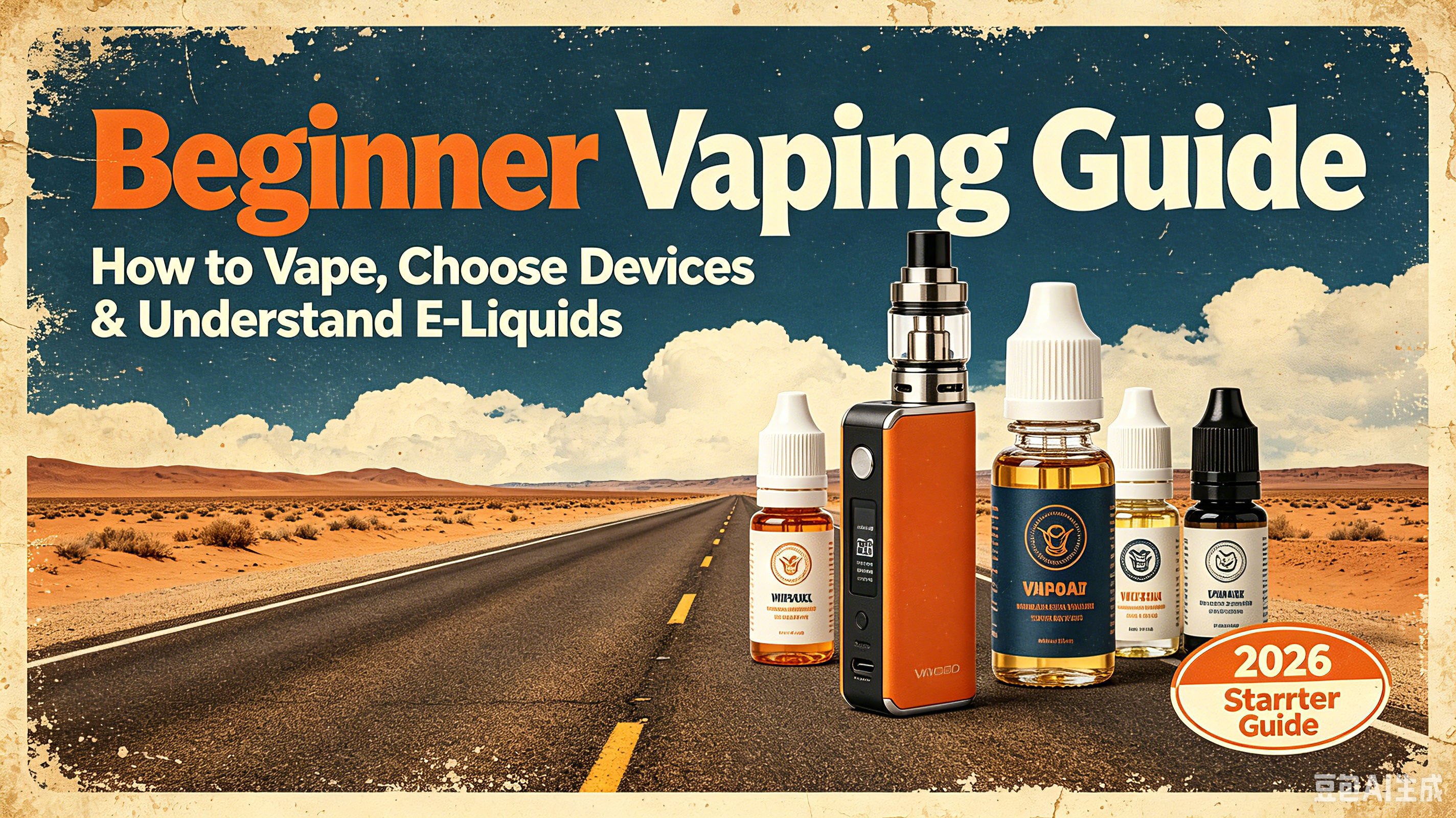 Beginner Vaping Guide: How to Vape, Choose Devices & Understand E-Liquids (2026 Science-Backed Edition)
