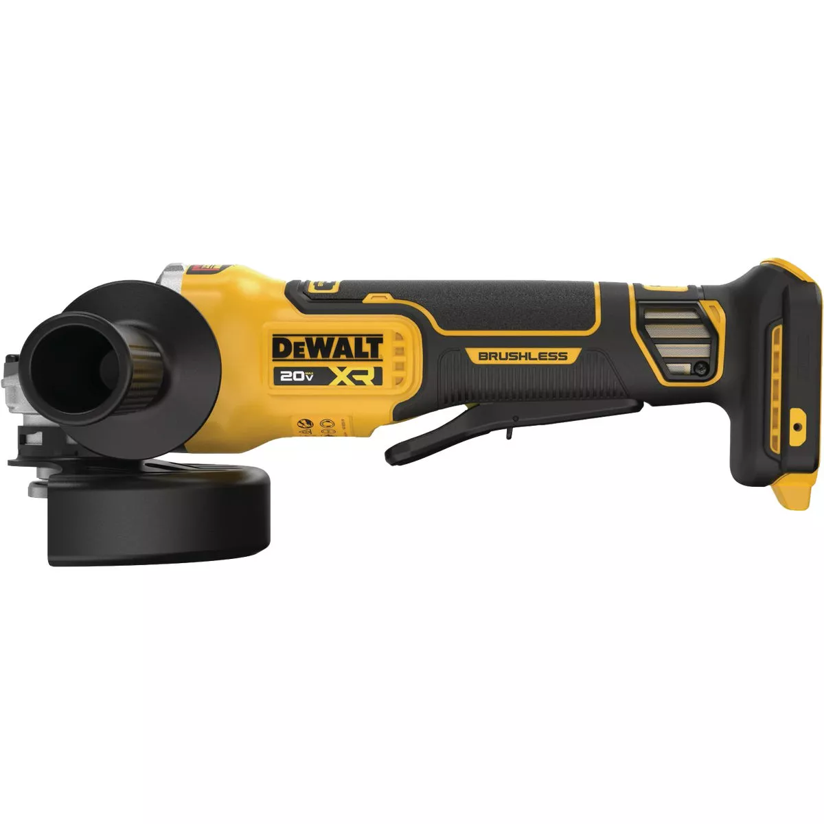 DEWALT 20V MAX XR Brushless 4-1/2 In. / 5 In. Cordless Angle Grinder (Tool Only)