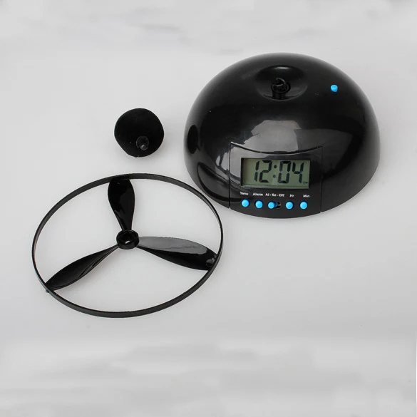 Flying Lazy Helicopter Alarm Clock