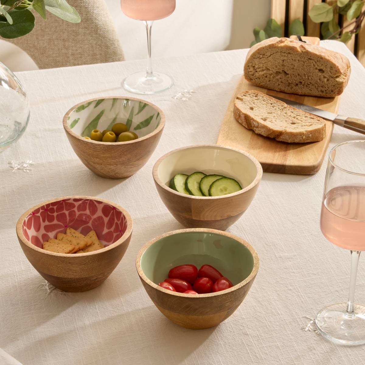 "Inaya" Bowl Mango wood, &Oslash; 13 cm