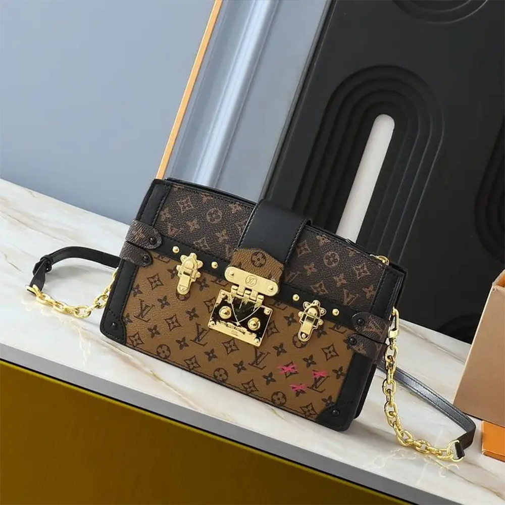Louis Vuitton LV Trunk Clutch Box Bag Clutch Shoulder Crossbody Bag1:1High-quality replica