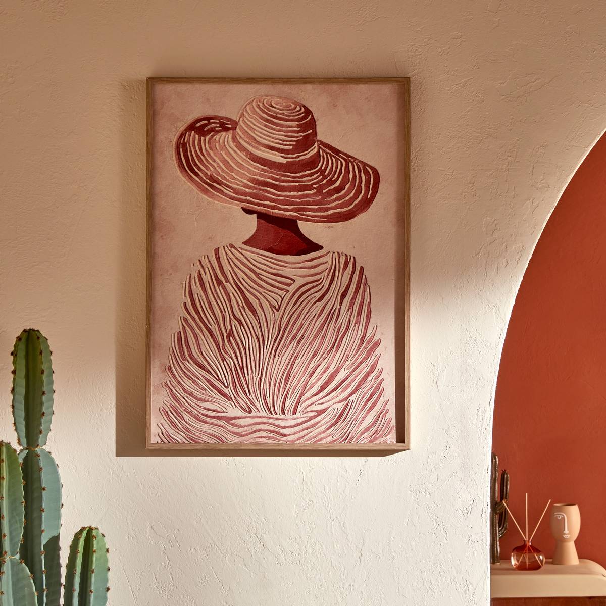 3D Canvas "Andrea" Multicolor, 50x70 cm