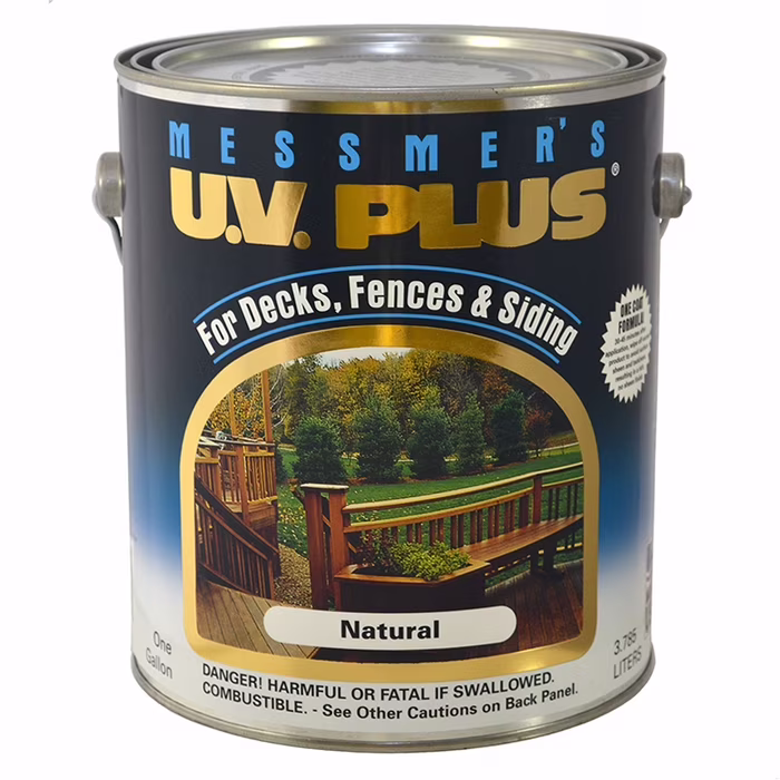 60‐Pack of 1 gal Messmer's MC�?00 Natural U.V. Oil‐Based Plus Transparent Stain