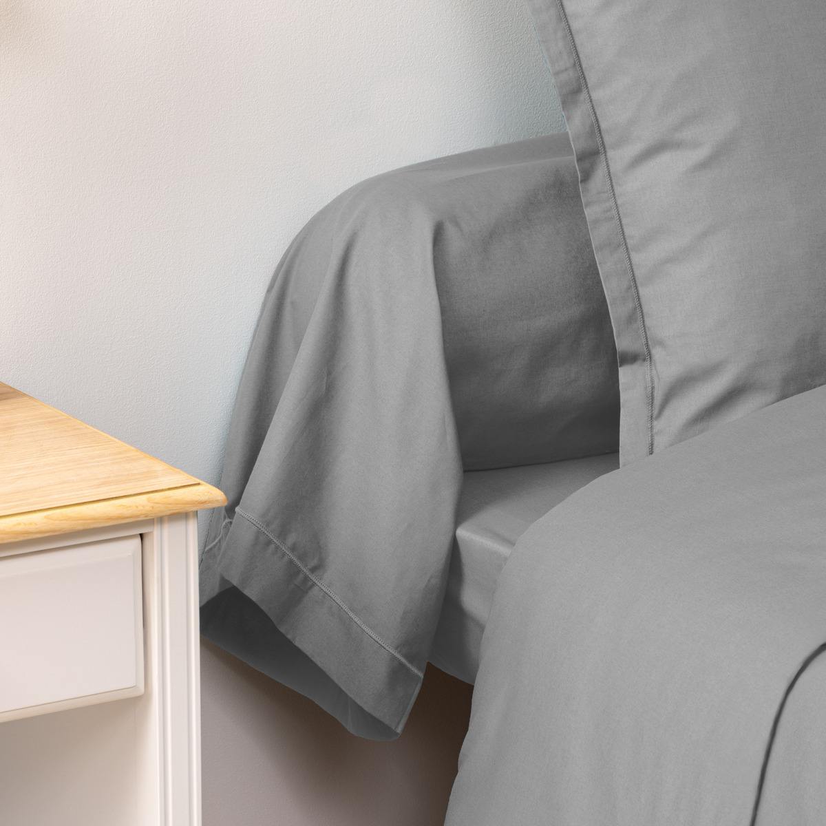 Bolster case Mouse grey, 85x185 cm