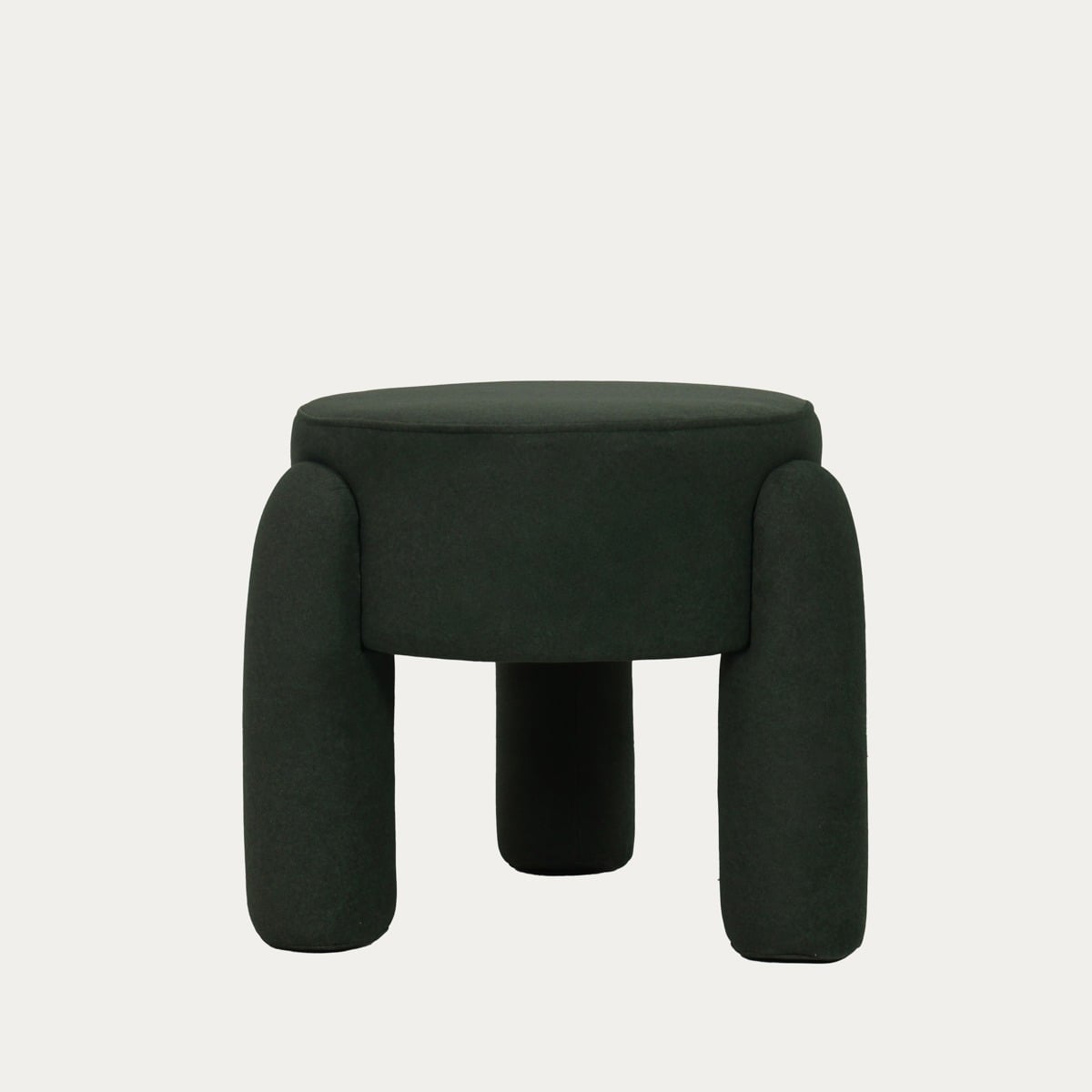 Pufa OLLERA w tkaninie zielona 46,5x46,5x41 cm