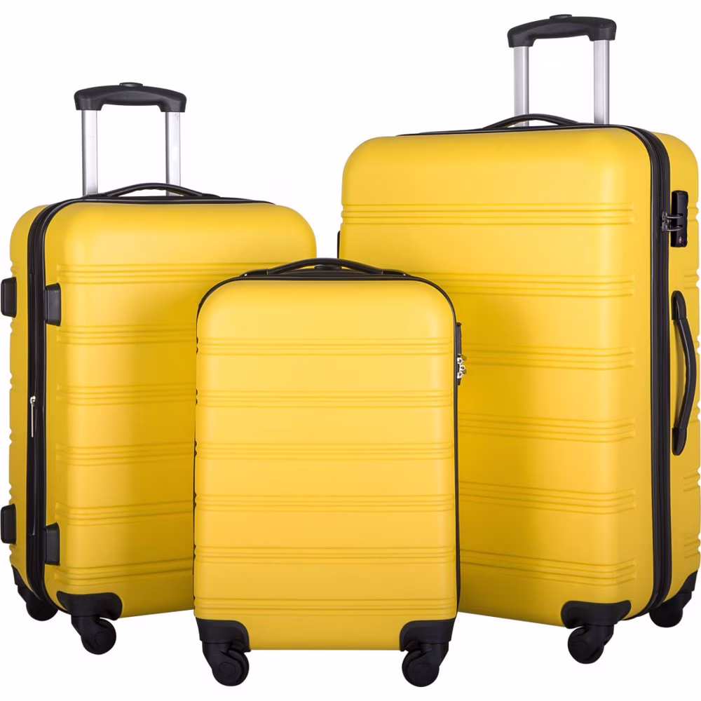Tcbosik Luggage Sets, 3 Piece Set Hardside Suitcases with Spinner Wheels, 20/24/28 Travel Luggage Lightweight, Dark Blue - Image 9