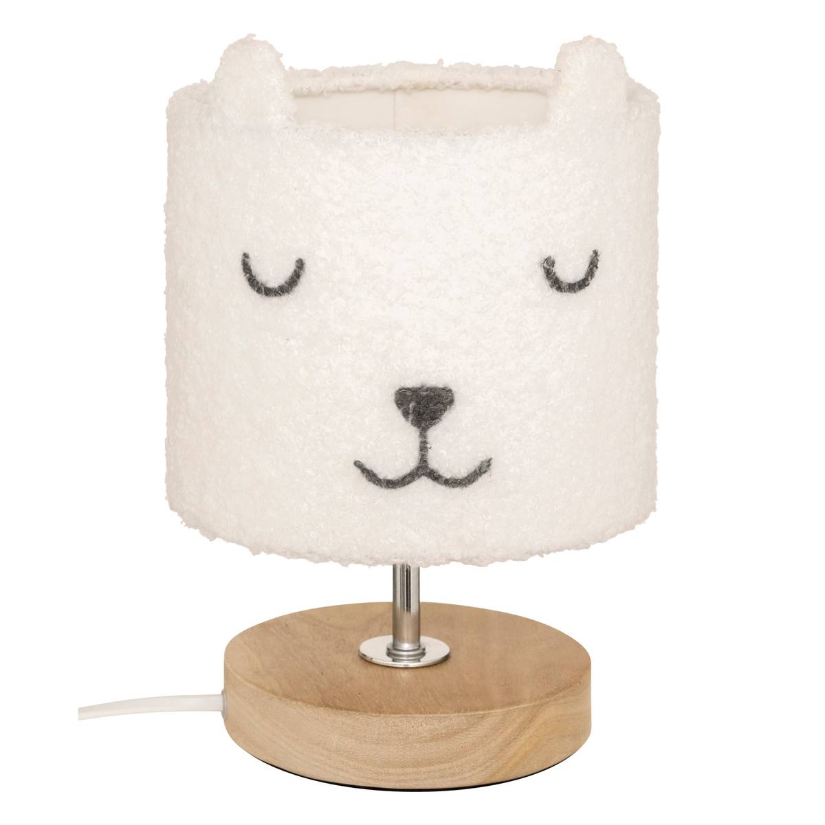 Children's Table Lamp Sector "Toxey" White, H.23 cm