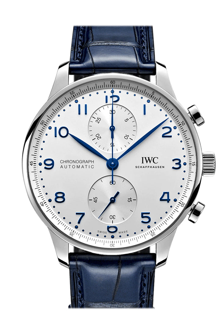 IWC Portuguese Silver Dial Stainless steel Watch IW371605(1:1 replica) - Top club