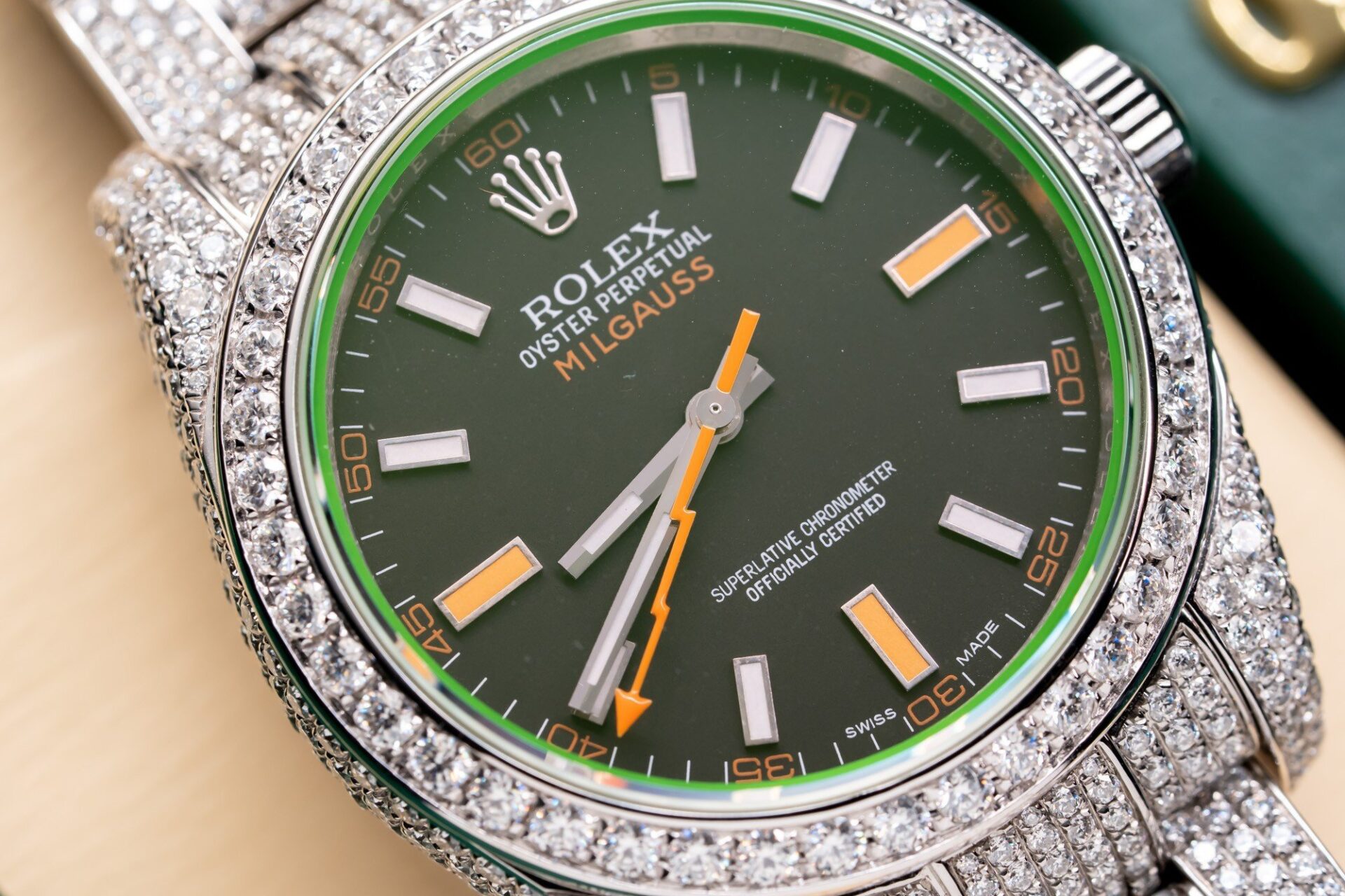Rolex Best Replica Watch With Moissanite Diamond Hong Kong 41mm - Top club