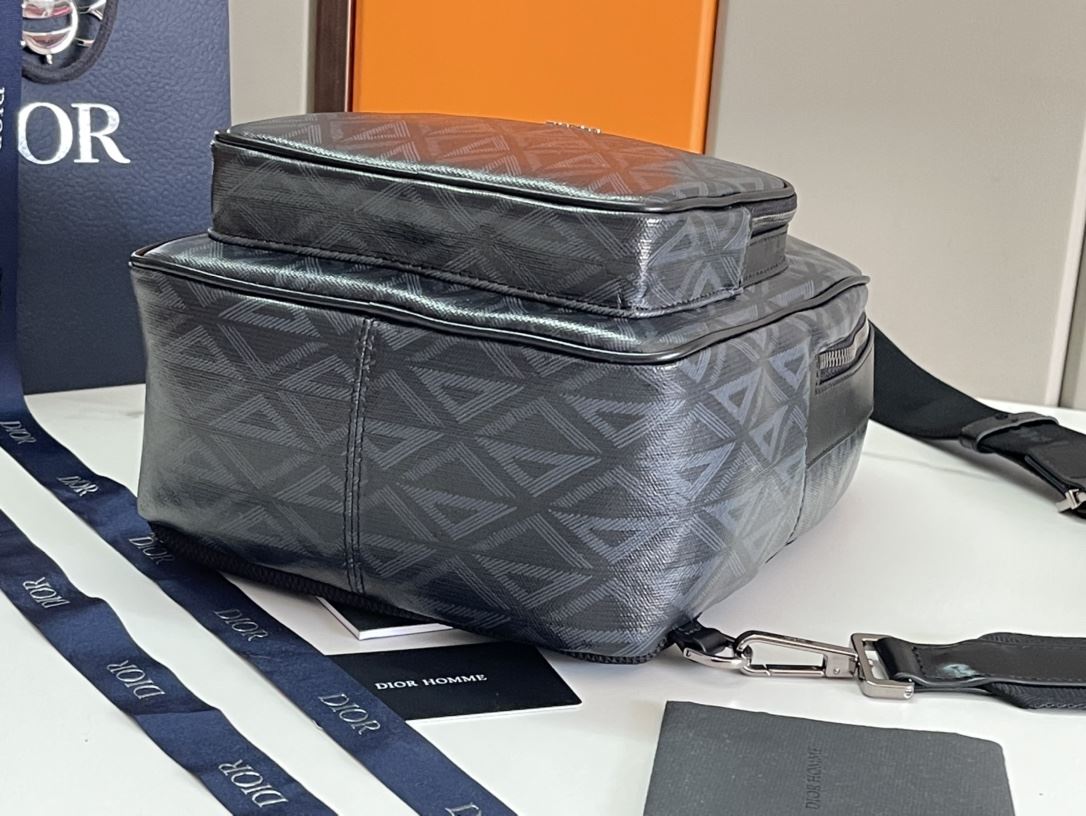 Mini Rider Sling Bag Black/Grey For Women‎ 12.5 in/ 32 cm CD 1ESBO038CDP_H43E1:1High-quality replica