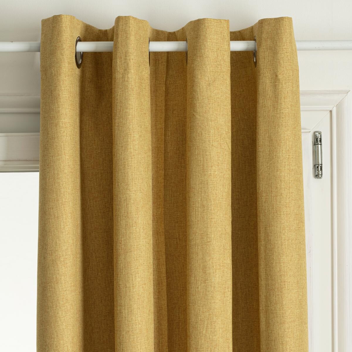 Blackout curtain "Lua" Mustard yellow, 140x260 cm