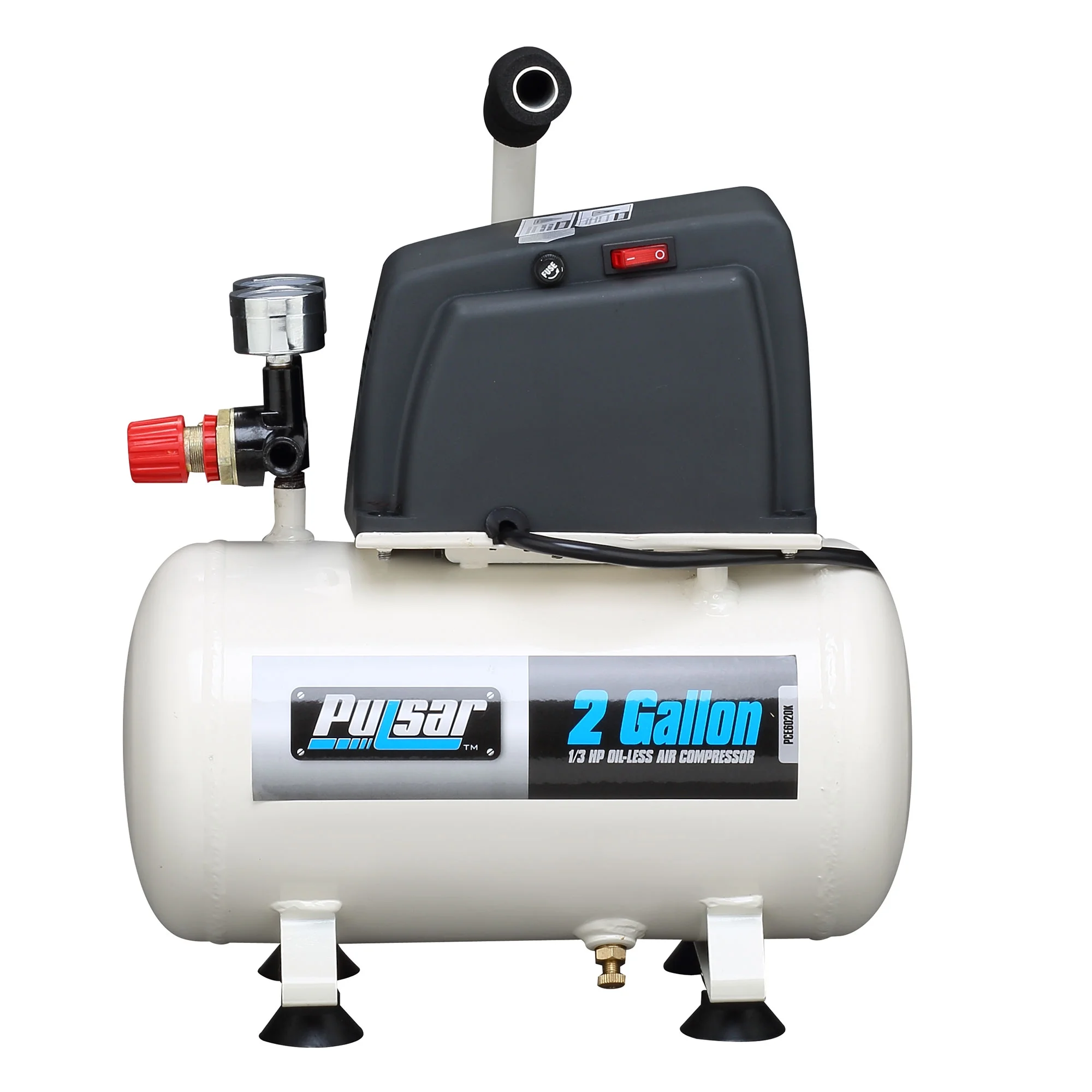Pulsar Products PCE6021K 2 Gallon Air Compressor with Hose and Nozzle Kit - Image 3