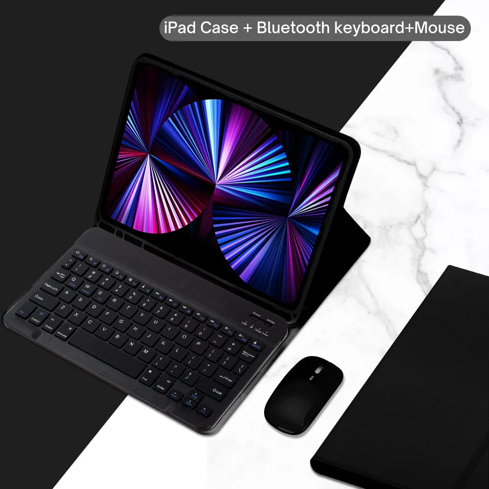 PU Leather iPad Case with Stand and Keyboard - Wholesale & Influencer