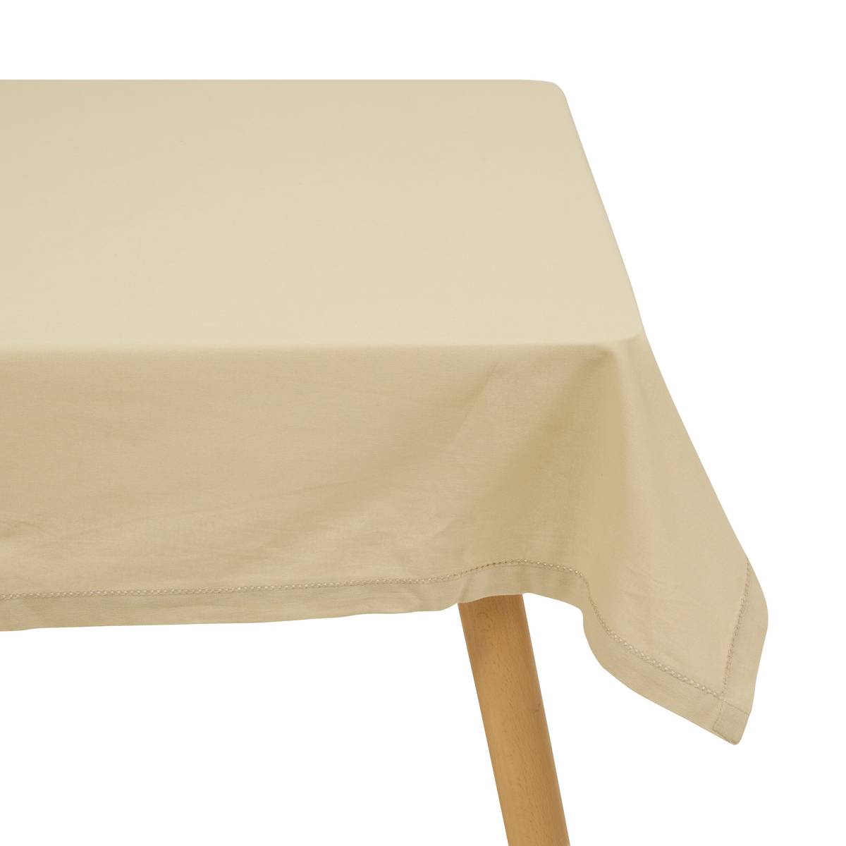 Tablecloth "Jane" 240x140 cm, Beige Linen