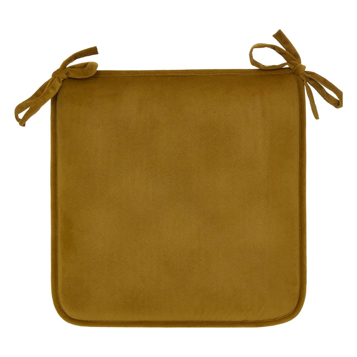 Chair cushion "Lilou" Mordor&eacute;, 38x38 cm