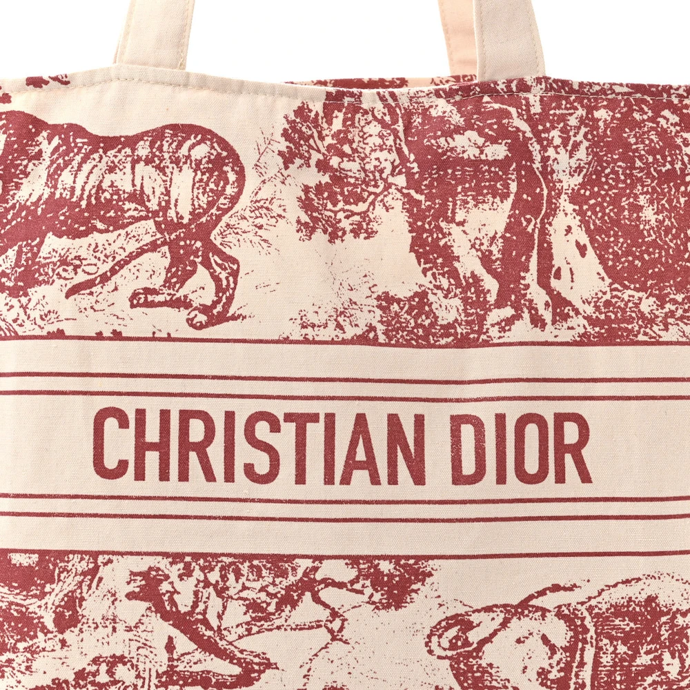 Dior Red Straw Medium Dioriviera Tote Superfake1:1High-quality replica