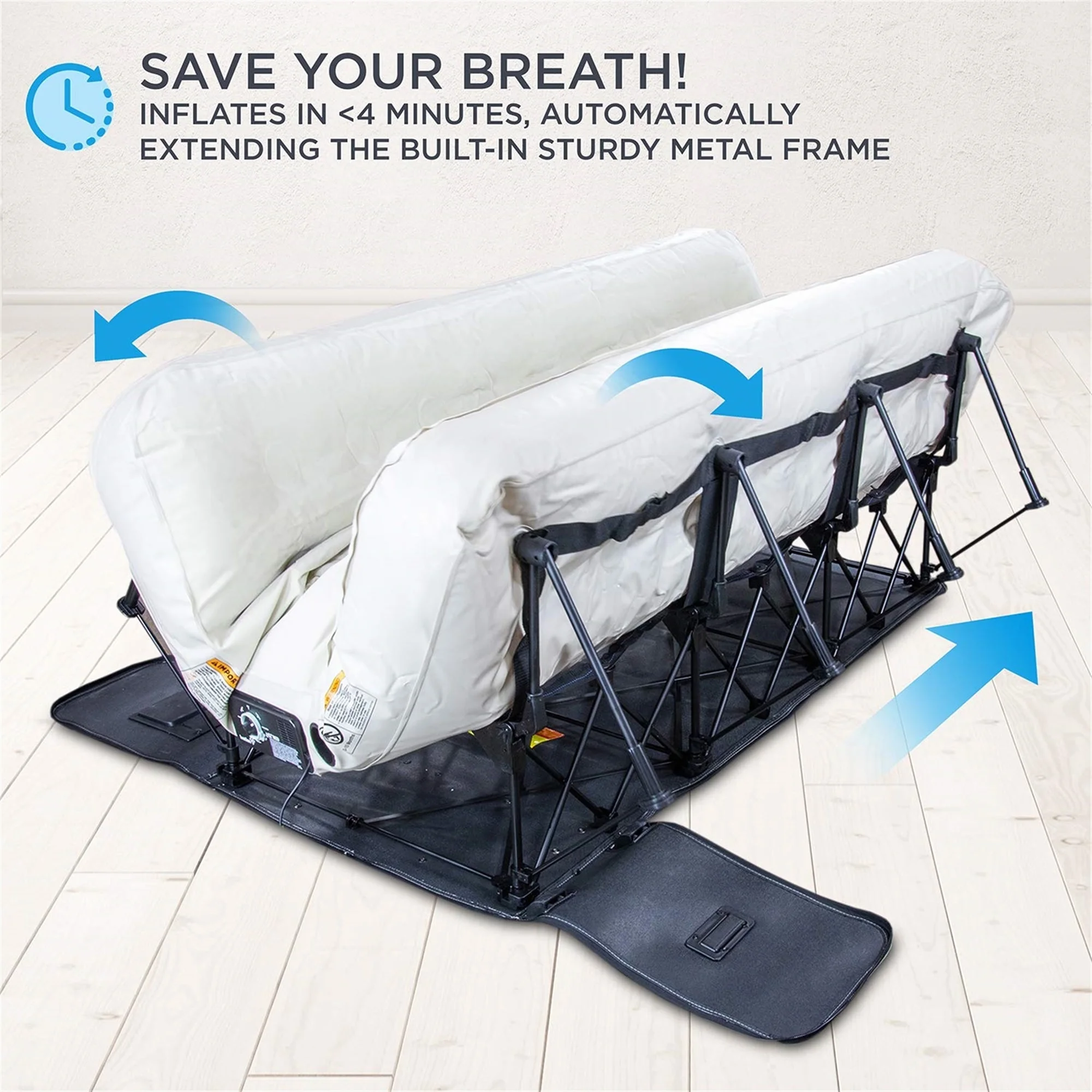 Ivation EZ-Bed 10 in Portable Air Beds with Built-in Pump, Full - Image 18