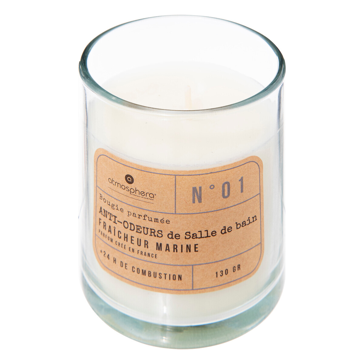 Anti-odour scented candle Marine Freshness, 130g