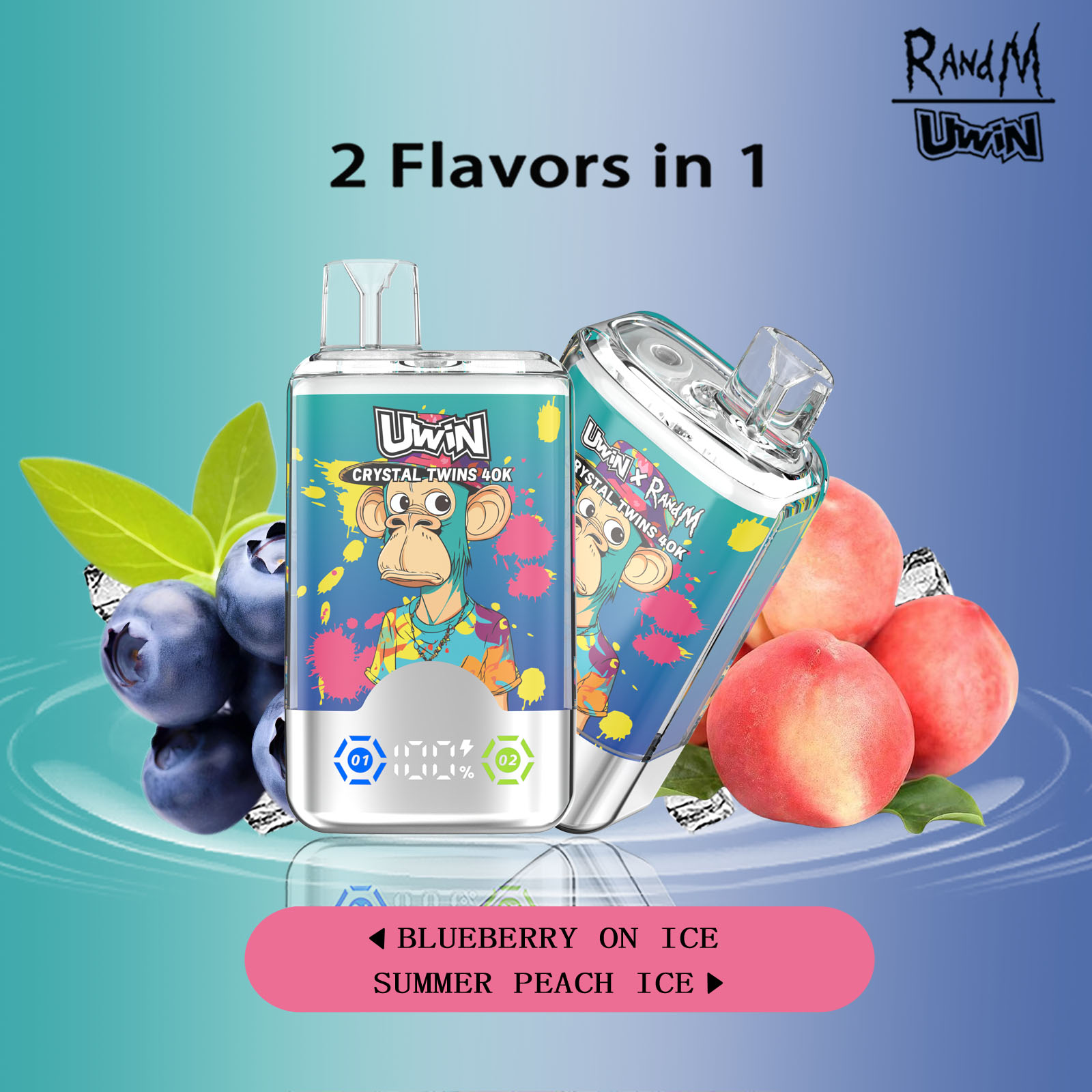 Uwin Crystal Twins 40K Disposable Vape