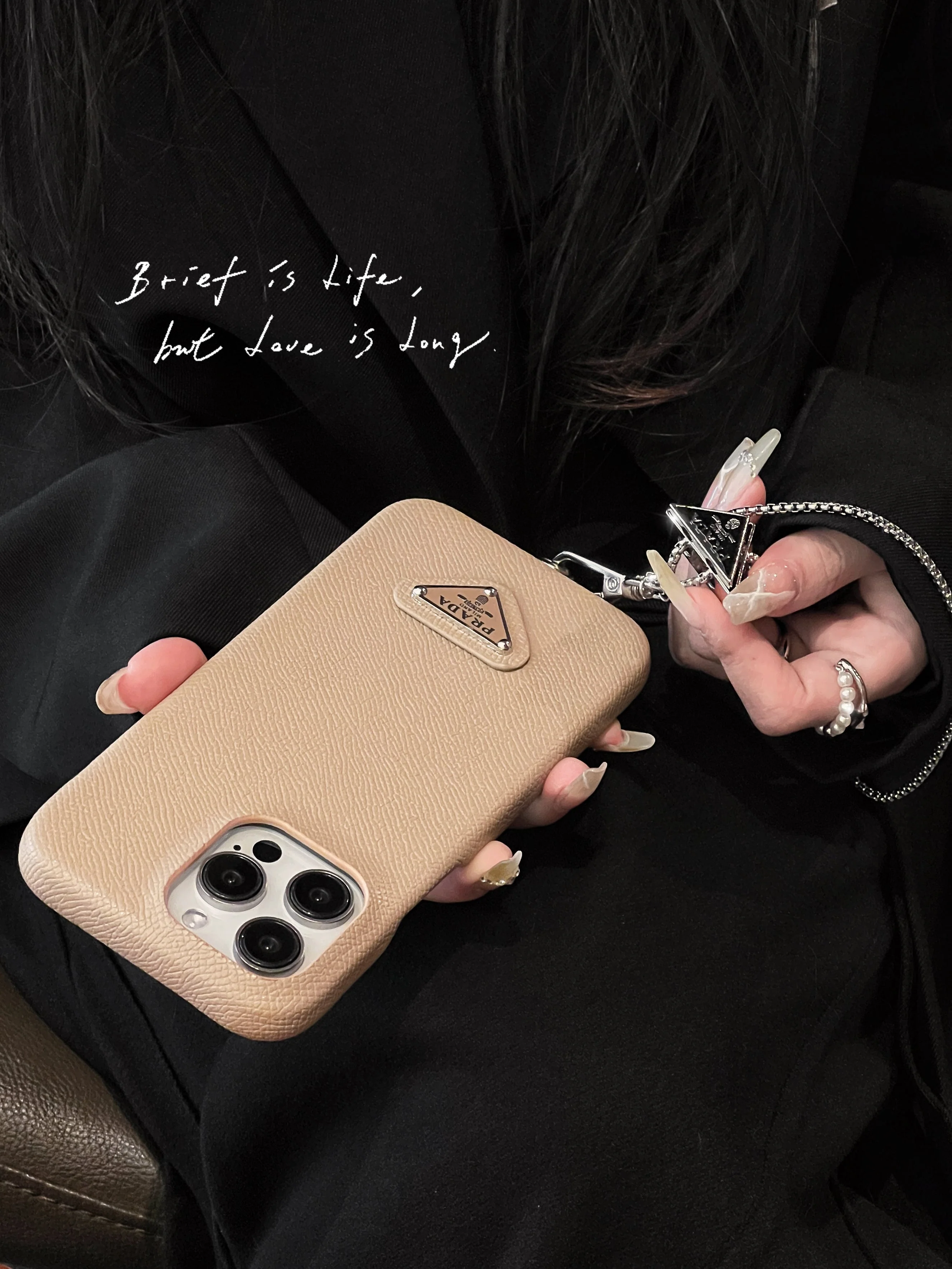 Pra Leather Crossbody iPhone Case - Wholesale & Influencer