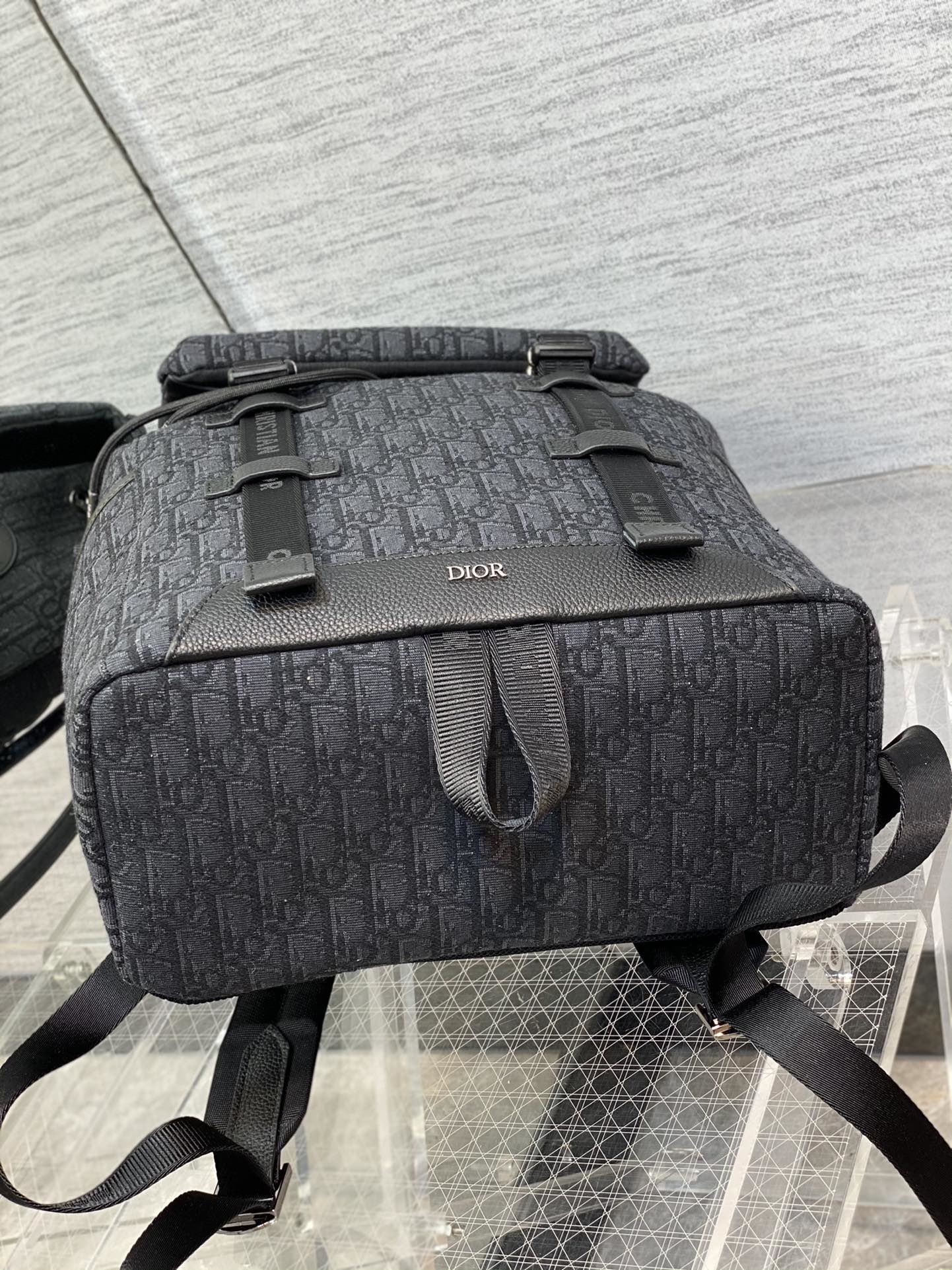 Explorer Backpack Beige/White/Black For Women‎ 16.5 in/ 42.5 cm CD 1ESBA152YKY_H27E1:1High-quality replica