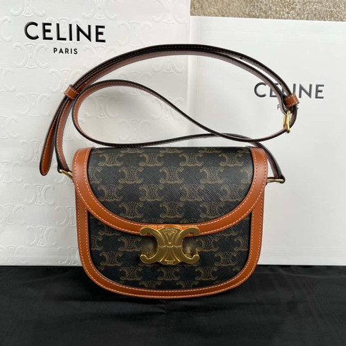 CELINE TEEN BESACE TRIOMRHE Logo Printed Handbag RepLadies bags