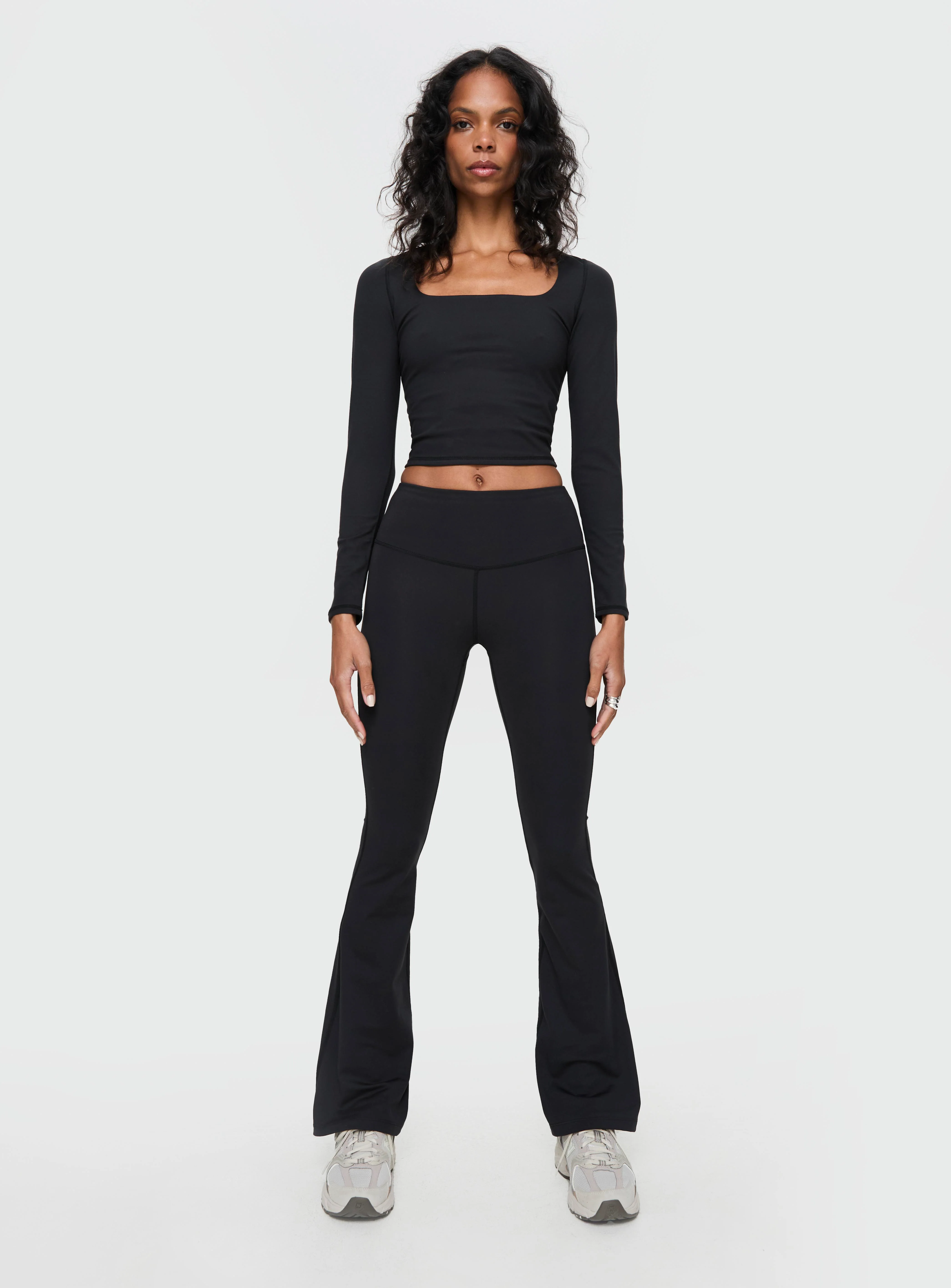 Princess Polly Integrity Activewear Yoga Pants Black