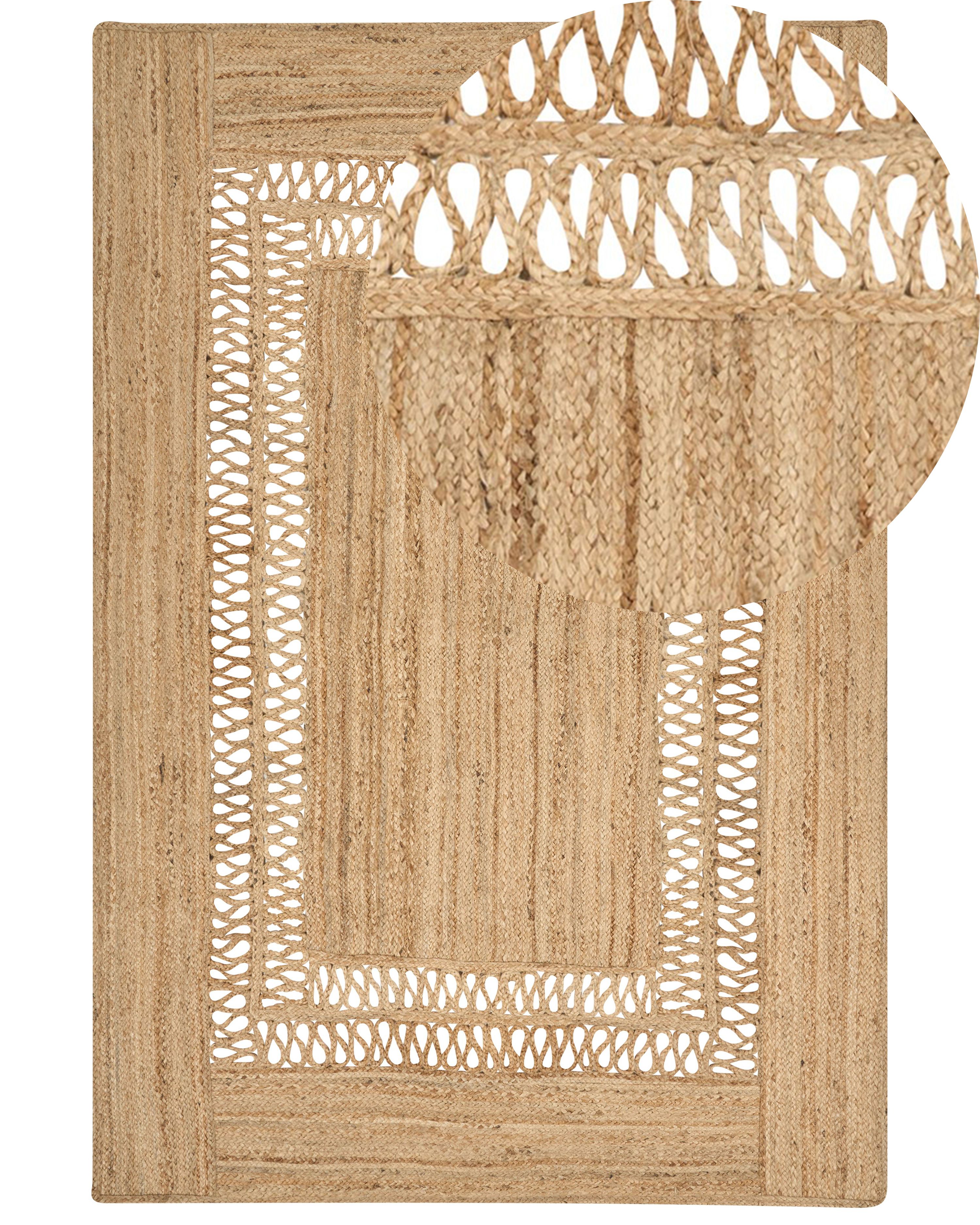 Rug YENIKOY Beige 200 x 300 cm Jute