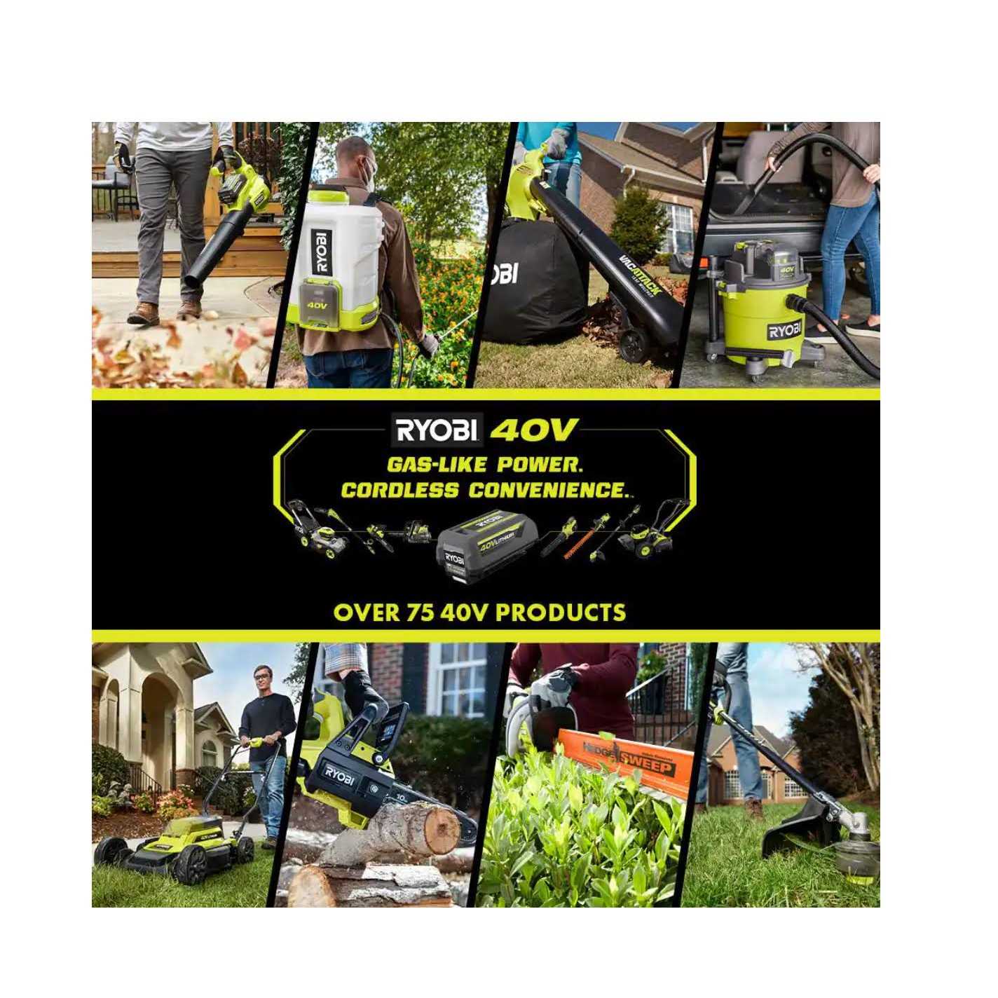 RYOBI 40V Brushless 16 in. Cordless Battery Chainsaw - Image 4 RYOBI 40V Brushless 16 in. Cordless Battery Chainsaw - Image 4