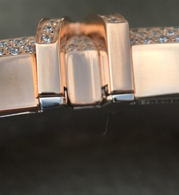 Replica Cartier High Jewelry Watches RG WJ306014 White Dial Brown Fabric Strap - Top club