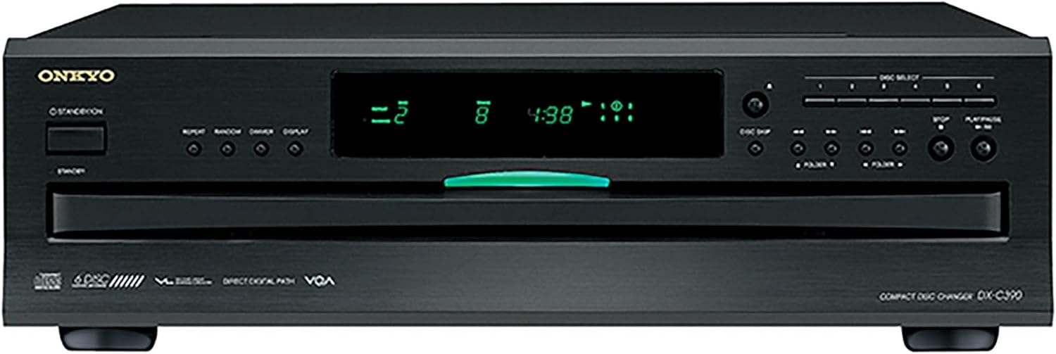 Onkyo DXC390 6 Disc CD Changer Black