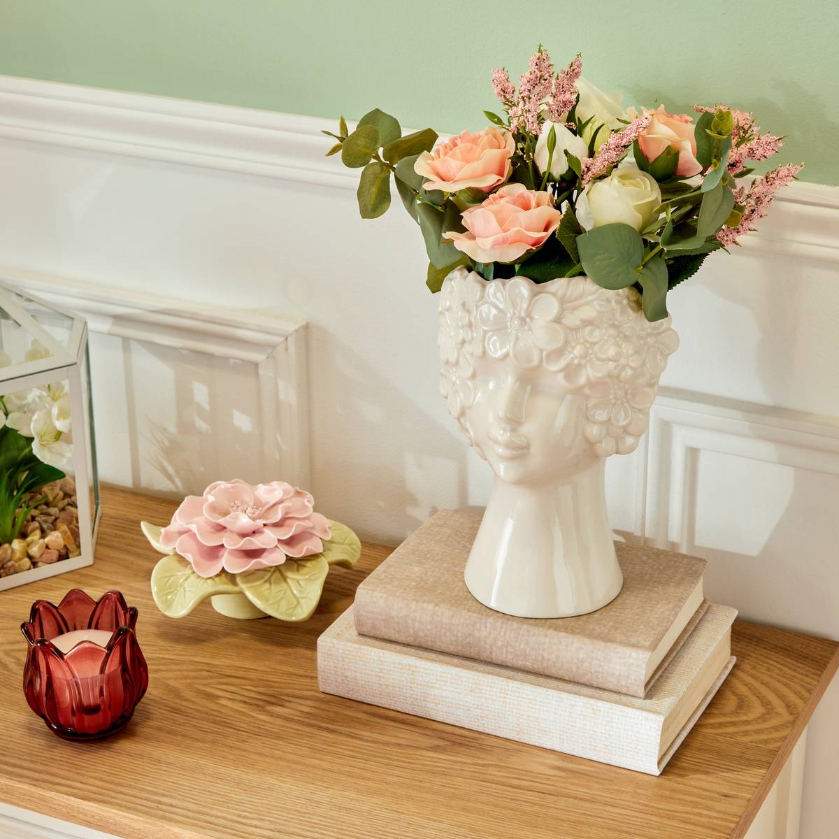 Vase "Fldr" White, H.21 cm