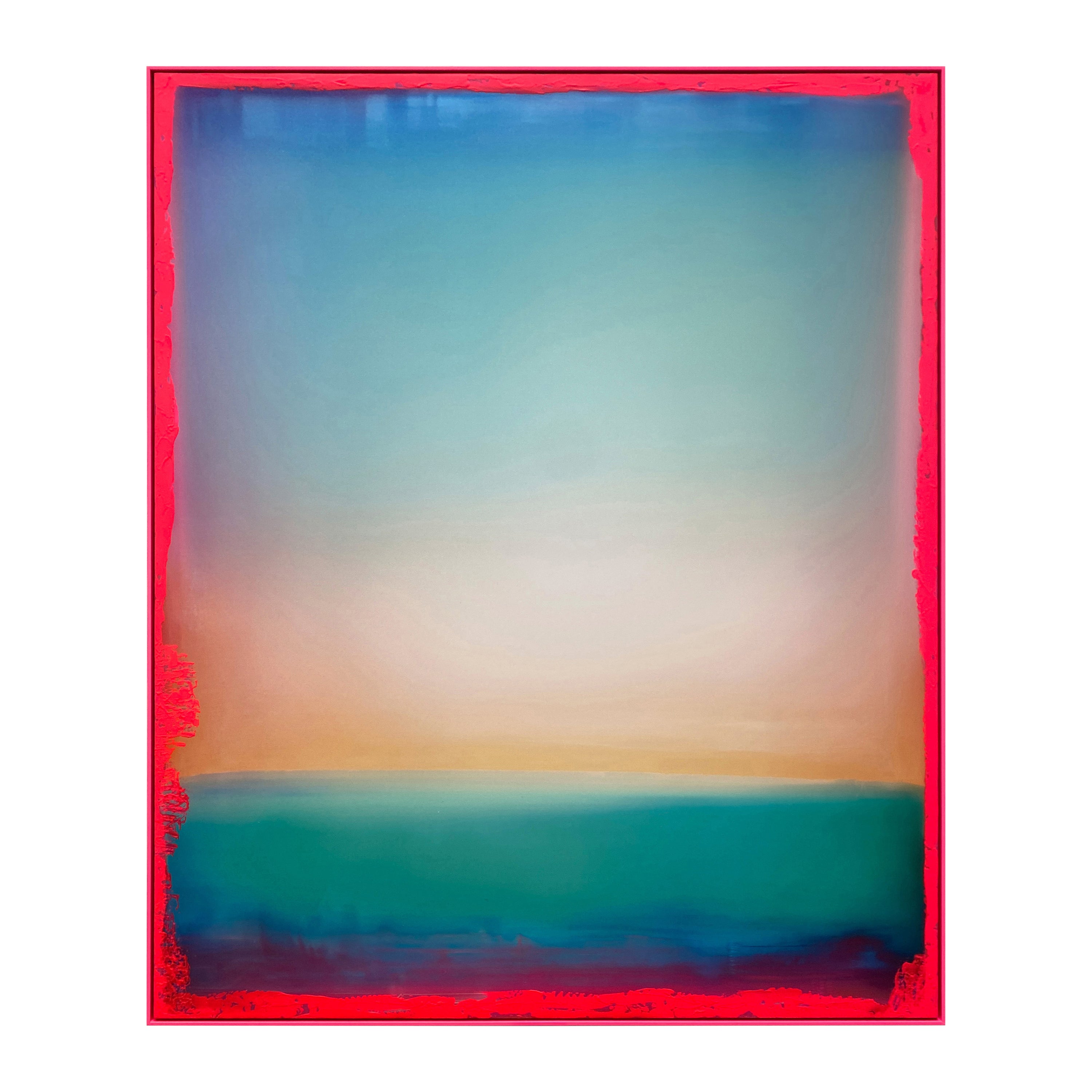 Blokker Electric Hue Schilderij 100 x 120 cm - Neon Roze