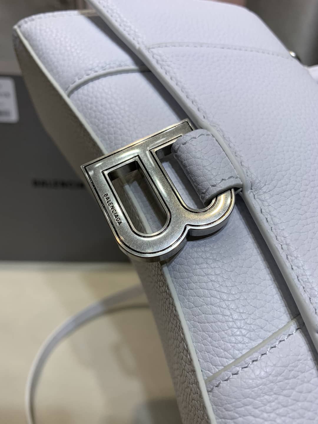 Balenciaga Hourglass Leather Top Handle Replica Bag - Replicaclubs