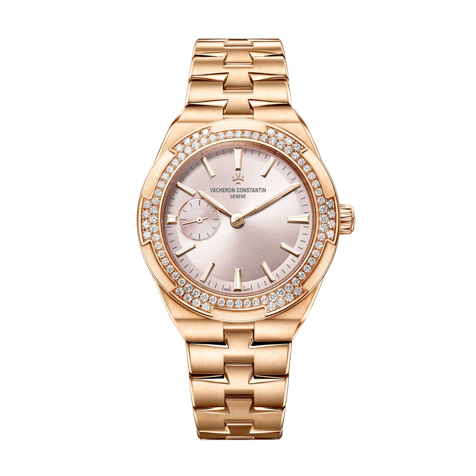 Replica Watches Fake Vacheron Constantin Overseas self-winding 37 MM PINK GOLD(1:1 replica) - Top club