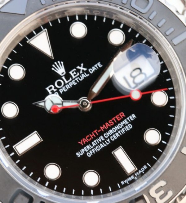 Replica Rolex Yacht-Master 116622 EW Black Dial SS Bracelet A3135 - Top club
