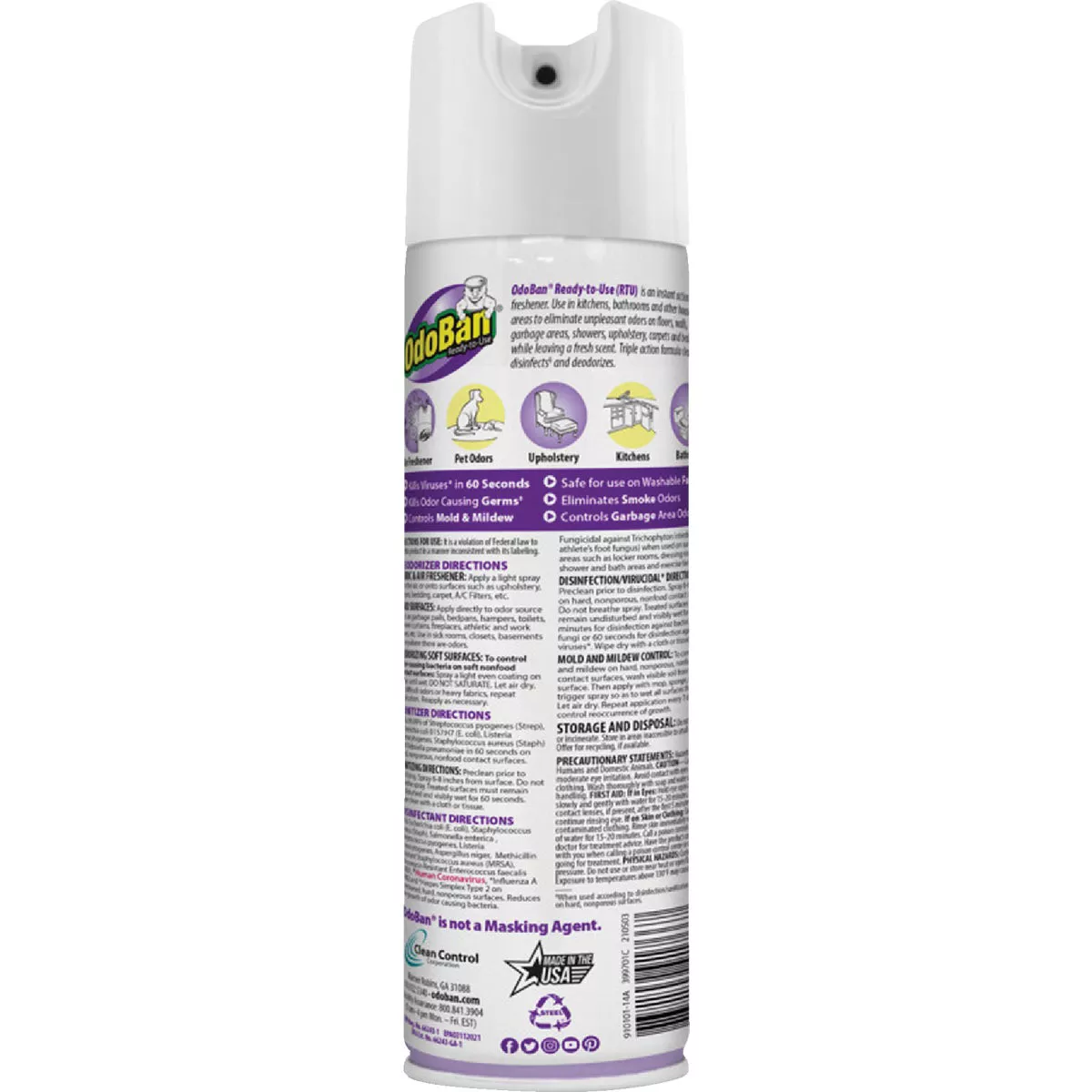 OdoBan 14 Oz. Lavender Fabric & Air Freshener