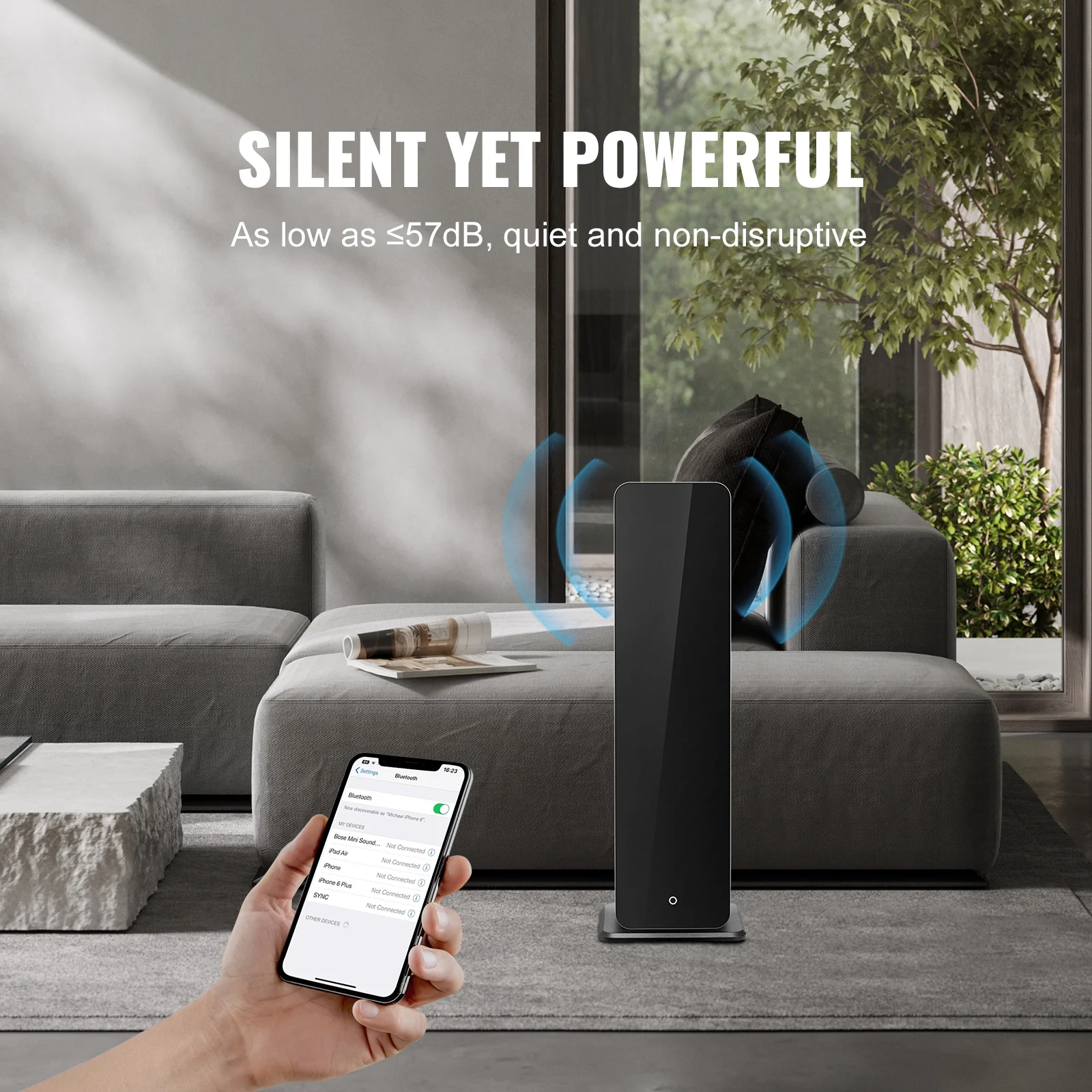 KFFKFF Scent Air Machine, 900ml Bluetooth Smart Floor Standing Aromatherapy Machine, 3000sq.ft Waterless Essential Oil Scent Air Diffuser for Large Room Office - Image 5